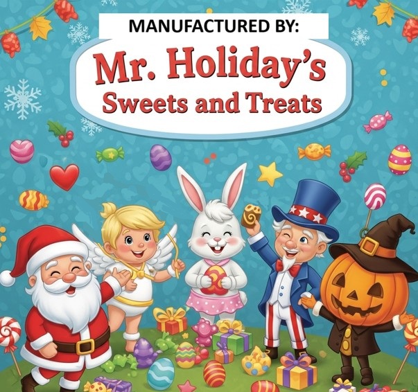 Mr. Holiday Sweets and Treats Logo